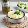 receta de crema-brocoli-judias-verdes hecha con el Tarro de Judías Verdes Planas Ybarra