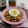 receta de menestra-garbanzos hecha con el Tarro de Menestra de Verduras Ybarra