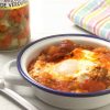 receta de huevos-flamenca hecha con el Tarro de Macedonia de Verdura Ybarra