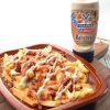 receta de patatas-bacon-queso-salsa hecha con Bote de salsa Ranchera Hollywood Ybarra 250ml