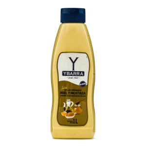 Bote de salsa Miel y Mostaza Ybarra 1 Litro