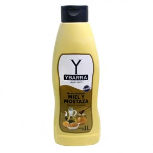 Bote de salsa Miel y Mostaza Ybarra 1 Litro