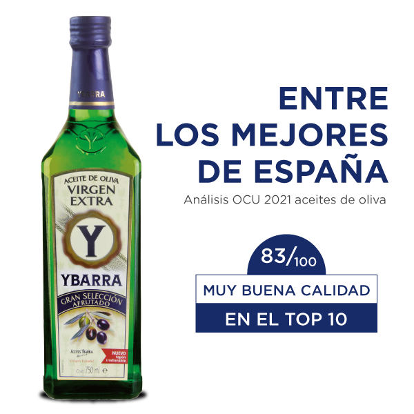 Aceite de Oliva Virgen Extra Gran Selección Afrutado Ybarra 750ml ⤇Tienda  Online ®