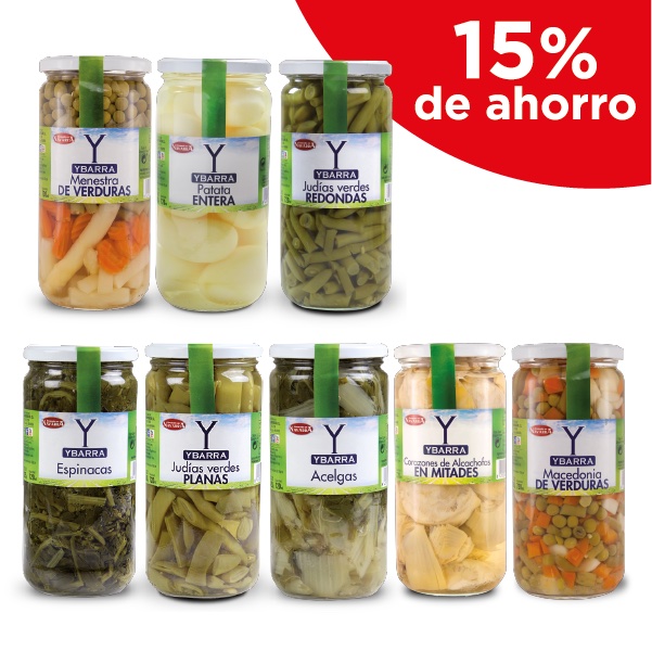 Tienda Online Ybarra Pack Verduras de la Huerta a tu Cocina