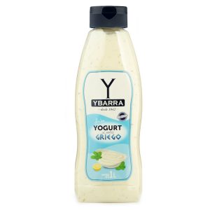 Bote de salsa de yogurt al estilo griego Ybarra 1 Litro